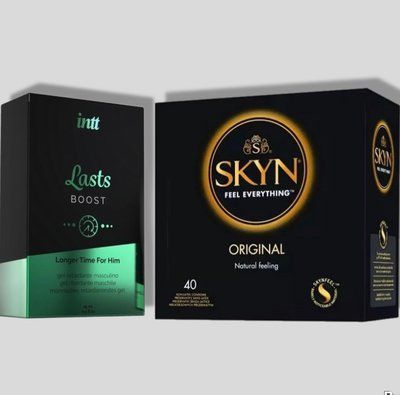 SKYN Original, 40 шт + Пролонгатор Intt Lasts (15 мл) SOS5213 фото