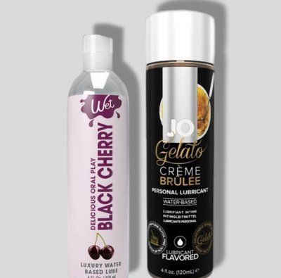 Wet Oral Play Black Cherry (118 мл) + JO GELATO CremeBrulee (120 мл) LB903 фото