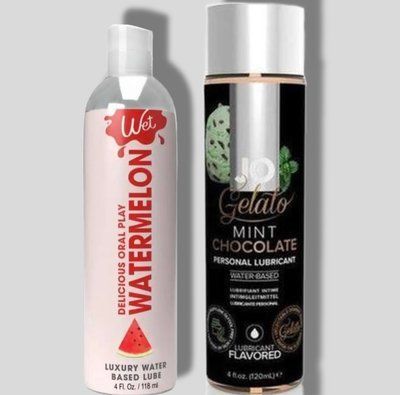 Wet Oral Play Watermelon (118 мл) + JO GELATO Mint Chocolate (120 мл) LB953 фото