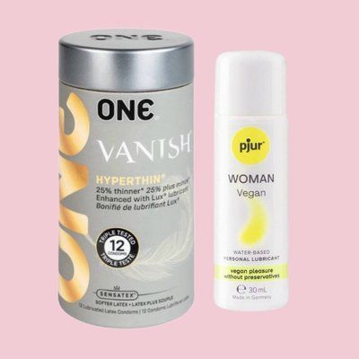 Комплект ONE VANISH 12 шт + Лубрикант pjur Woman Vegan 30 мл SOS4440 фото