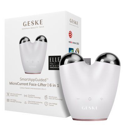 Мікрострумовий підтягувач обличчя GESKE MicroCurrent Face-Lifter 6в1 starlight HB0132 фото