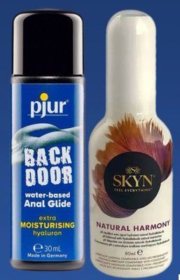 Набір лубрикантів pjur backdoor Comfort water glide 30 мл + Skyn Natural 80 мл LB306 фото