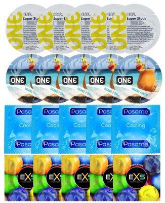Набір 20 шт ONE Super Studs + ONE Island Punch + Pasante Cooling + EXS BUBBLEGUM SOS7301 фото