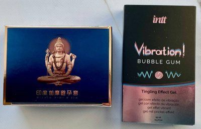 Комплект OLO Benefit 10 шт + Рідкий вібратор Intt Vibration Bubble Gum (15 мл) SOS3448 фото