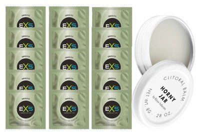 Комплект EXS Snug Fit 15 шт + Bijoux Indiscrets Horny Jar SOS14920 фото