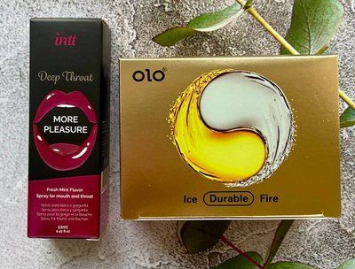 Комплект OLO Лід і Полум'я (001) (10 шт) + Спрей Intt Deep Throat Oral Spray (12 мл) SOS2398 фото