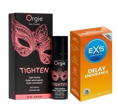 Гель для звуження Orgie&ndash; Tighten (15 мл)+ EXS Delay, 12 шт SOS6700 фото