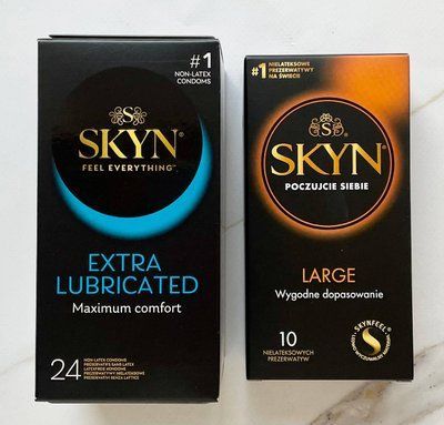Комплект SKYN Exstra Lube 24шт+ SKYN Large 10 шт SOS2098 фото