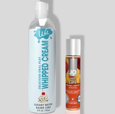 Wet Oral Play Whipped Cream (118 мл) + JO Peachy Lips (30 мл) LB804 фото