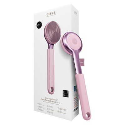Ультразвукова щітка для всього тіла GESKE Sonic Full-Body Brush&Intensive Exfoliator 8в1 pink HB0379 фото