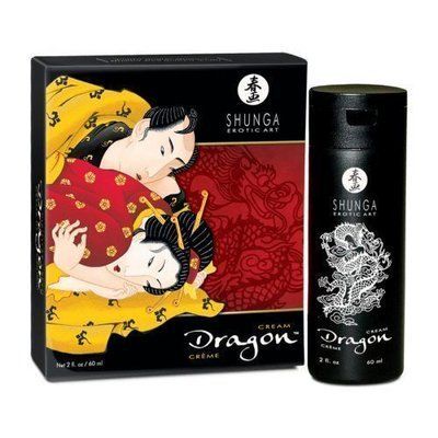 Стимулирующий крем для пар Shunga Dragon Cream (60 мл), эффект тепло-холода и покалывание SO2523 фото