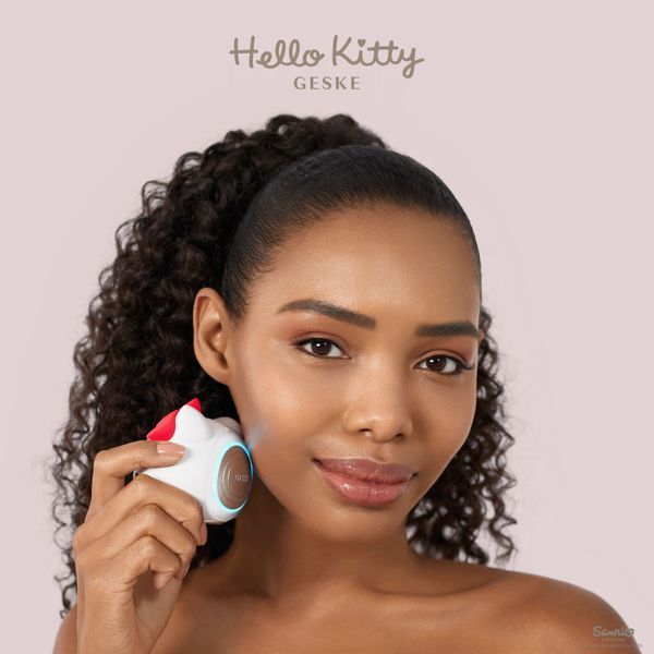 Ультразвуковая маска тепло и холод GESKE Sonic Warm&Cool Mask 8в1 в форме головы by Hello Kitty HB0596 фото