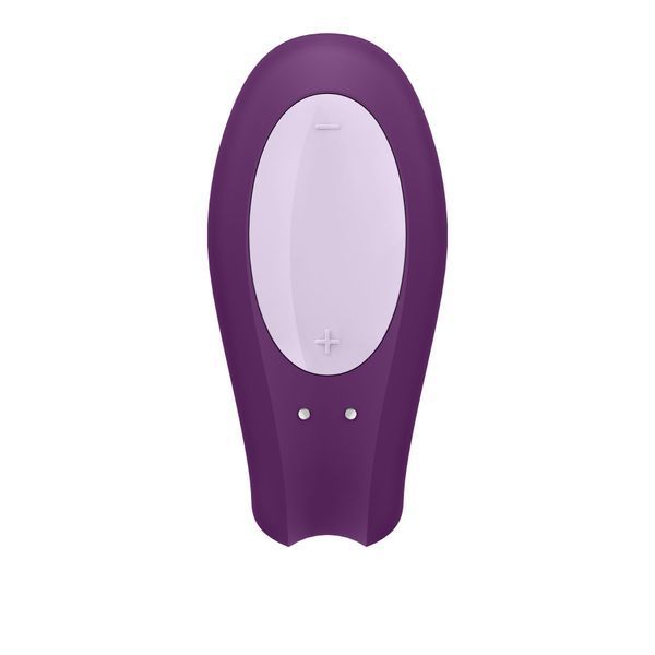 Смартвібратор для пар Satisfyer Double Joy Violet із широким кліторальним стимулятором SO3899 фото