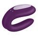 Смартвібратор для пар Satisfyer Double Joy Violet із широким кліторальним стимулятором SO3899 фото 7