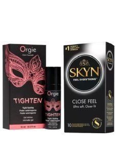 Гель для сужения Orgie &ndash; Tighten (15 мл)+ SKYN Close Feel пачка 10 штук SOS6752 фото