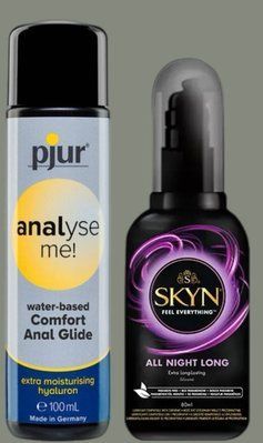 Набір лубрикантів pjur analyse me! Comfort water glide 100 мл + SKYN ALL NIGHT LONG, 80 мл LB955 фото