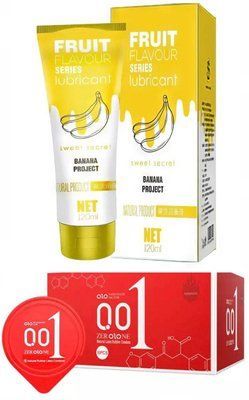 Комплект: OLO розігріваючі 10 штук + Лубрикант SWEET SECRET банан 120ml OLO SOS11766 фото