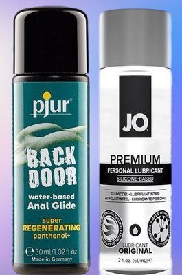 Набір лубрикантів pjur backdoor Regenerating 30 мл + System JO PREMIUM &mdash; ORIGINAL (60 мл) LB506 фото