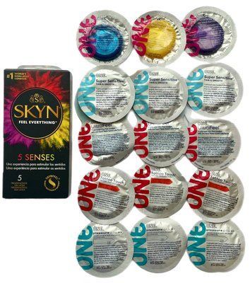 Набір: SKYN 5 Senses 5 шт + ONE 15 шт SOS1253 фото