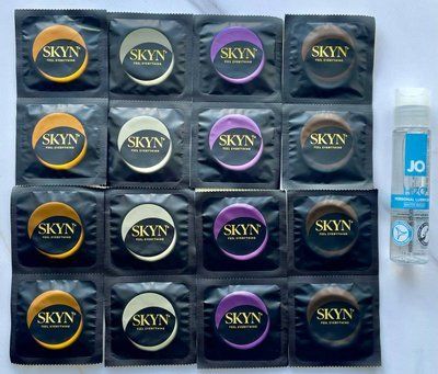 Набор из 16 штук Skyn ​​+ лубрикант System JO H2O Original (30 мл) SOS4049 фото