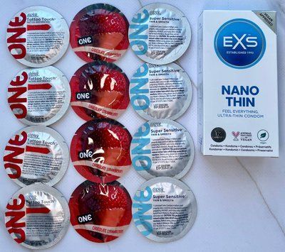 Набор 12 штук ONE Super Sensitive, Tattoo Touch, Flavor Waves + EXS NANO Thin (12 шт.)Набор 12 штук ONE Super Sensitive, Tattoo Touch, Flavor Waves + EXS NANO Thin (12 шт.) SOS3949 фото