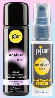 Набір лубрикант pjur analyse me! Relaxing jojoba silicone 30 мл + Сироватка pjur analyse me! Serum 20 мл LB557 фото