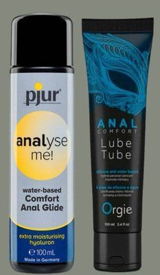 Набір лубрикантів pjur analyse me! Comfort water glide 100 мл + ANAL COMFORT, 100 мл ORGIE LB956 фото