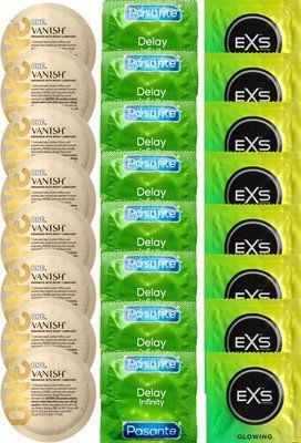 Набор 24 шт ONE Vanish Hyperthin + Delay Infinity + EXS Glow in the Dark SOS7353 фото
