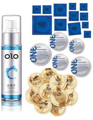 Комплект 27 шт One Vanish, Classic и EXS Cooling - Лубрикант охлаждающий OLO 60 мл SOS3400 фото