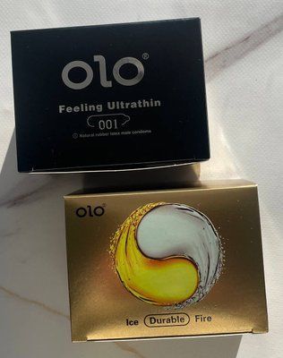 Комплект OLO Лід і Полум'я 001 (10 шт) + OLO Feeling Ultrathin - Ультратонкі 001 10 шт SOS2200 фото