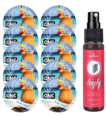 Комплект ONE Island Punch 10 шт + Sensuva Deeply Love You &ndash; Cinnamon, 29 мл SOS13820 фото