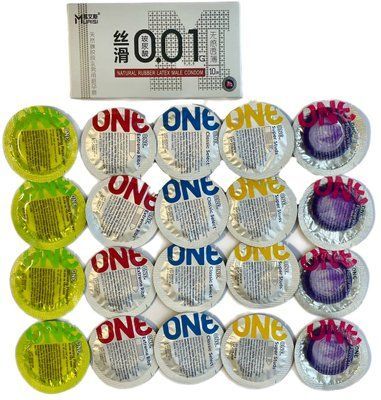 Набор из 30 шт - ONE Super Studs, Classic Select, Extreme Ribs, Glowing Pleasures, Flavor Waves и MUAISI White SOS1353 фото