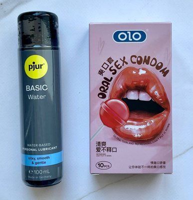 Набір OLO Oral Candy 10 шт + Лубрикант pjur Basic waterbased 100 мл SOS2050 фото