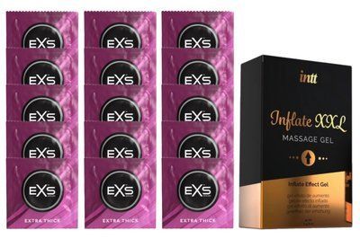 Комплект EXS Extra Thick 15 шт + Intt Inflate XXL SOS14712 фото
