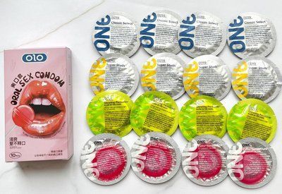 Набор 26 шт - ONE Super Studs, Classic, Color Sensations, Glowing Pleasures + OLO Oral Candy SOS1899 фото