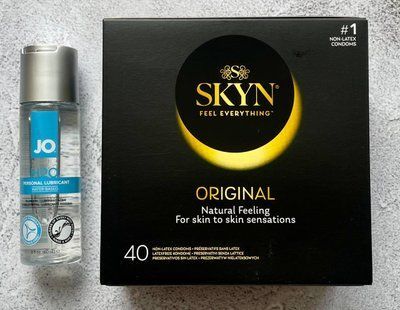Набір SKYN Original 40 шт + Лубрикант System JO H2O ORIGINAL (60 мл) SOS2700 фото