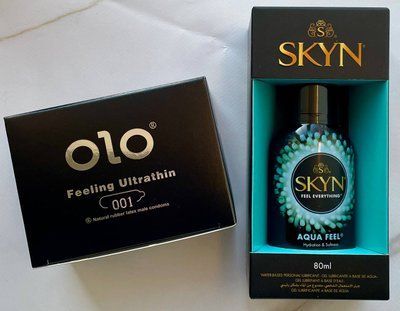 Набір OLO Feeling Ultrathin - ультратонкі -001 (10 штук) + Лубрикант на водній основі SKYN AQUA FEEL, 80 мл SOS1204 фото