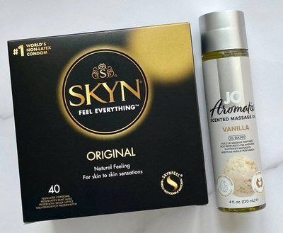 Набір 40 шт SKYN Original + System JO Aromatix Vanilla 120 мл SOS1649 фото