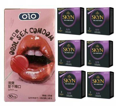 Набір SKYN Elite 3x6 (18 шт) та OLO Oral Candy 10 шт SOS254 фото