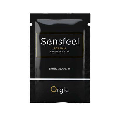 Пробник чоловічої туалетної води SENSFEEL + афродизіак, 1 мл ефективна феромон-технологія Orgie (Бразилія-Португалія) S01851744 фото