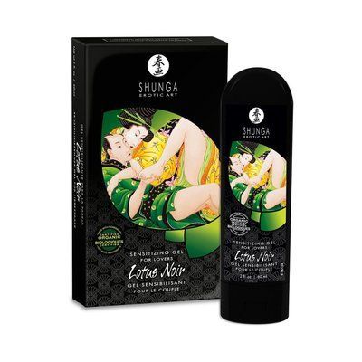 Возбудительный гель для пар Shunga LOTUS NOIR (60 мл) с витамином Е и растительным глицерином SO2526 фото