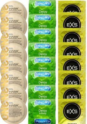 Набір 24 шт ONE Vanish Hyperthin + Delay Infinity + EXS Banana SOS7354 фото