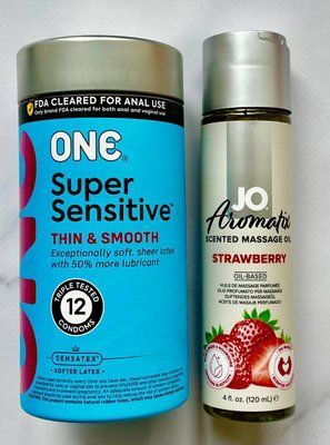 Комплект 12 шт ONE Super Sensitive + System JO Aromatix Strawberry 120 мл SOS1700 фото