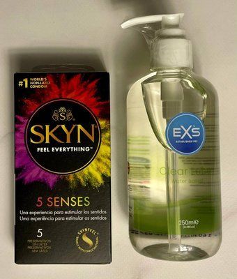 Набор SKYN 5 Senses и Лубрикант EXS Aloe 250 мл ( прозрачный ) SOS1600 фото