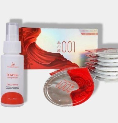OLO Red Silver 10 шт + Пролонгатор Doc Johnson Power Delay Spray (59 мл) SOS5974 фото
