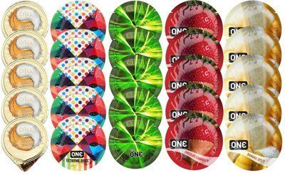 Набор из OLO Ice Durable + ONERibs + ONE Glowing + ONEChocolateStrawberry + ONEBanana SOS8699 фото