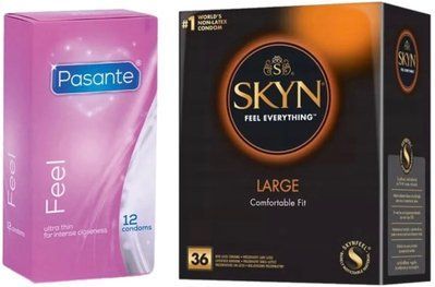 Набор с SKYN Large, 36 шт + Pasante Sensitive Feel (12 шт) SOS8051 фото