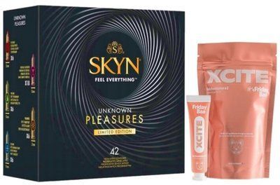 Набор из SKYN Pleasures (42 шт) + Гель для секса для пар XCITE, 15 мл Friday Bae SOS10059 фото