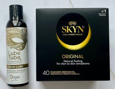 Набір Skyn Original 40 шт - Лубрикант ORGIE HUMAN LUBE intimate gel, 150 мл SOS2951 фото
