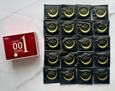 Набір 20 шт Skyn Original + OLO збуджуючі з розігріваючим ефектом (001) (10 шт) SOS2451 фото